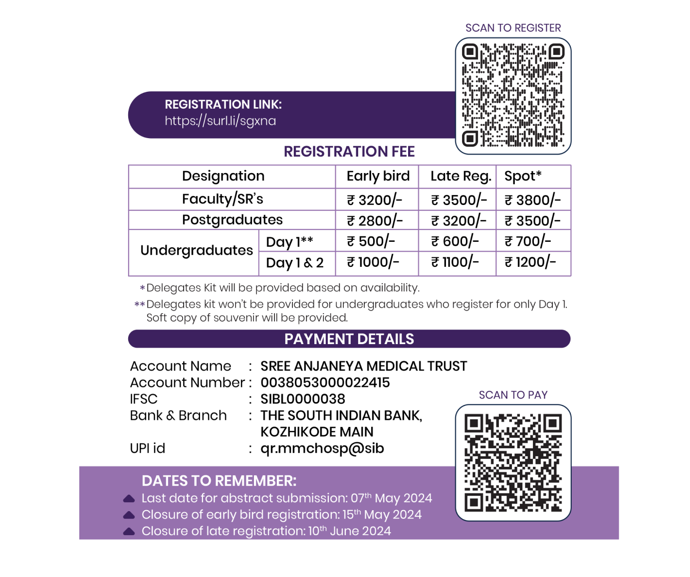 Registration and payment Image